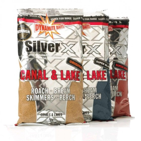 GROUNDBAIT DYNAMITE BAITS SILVER X CANAL AND LAKE SUPER BLACK 