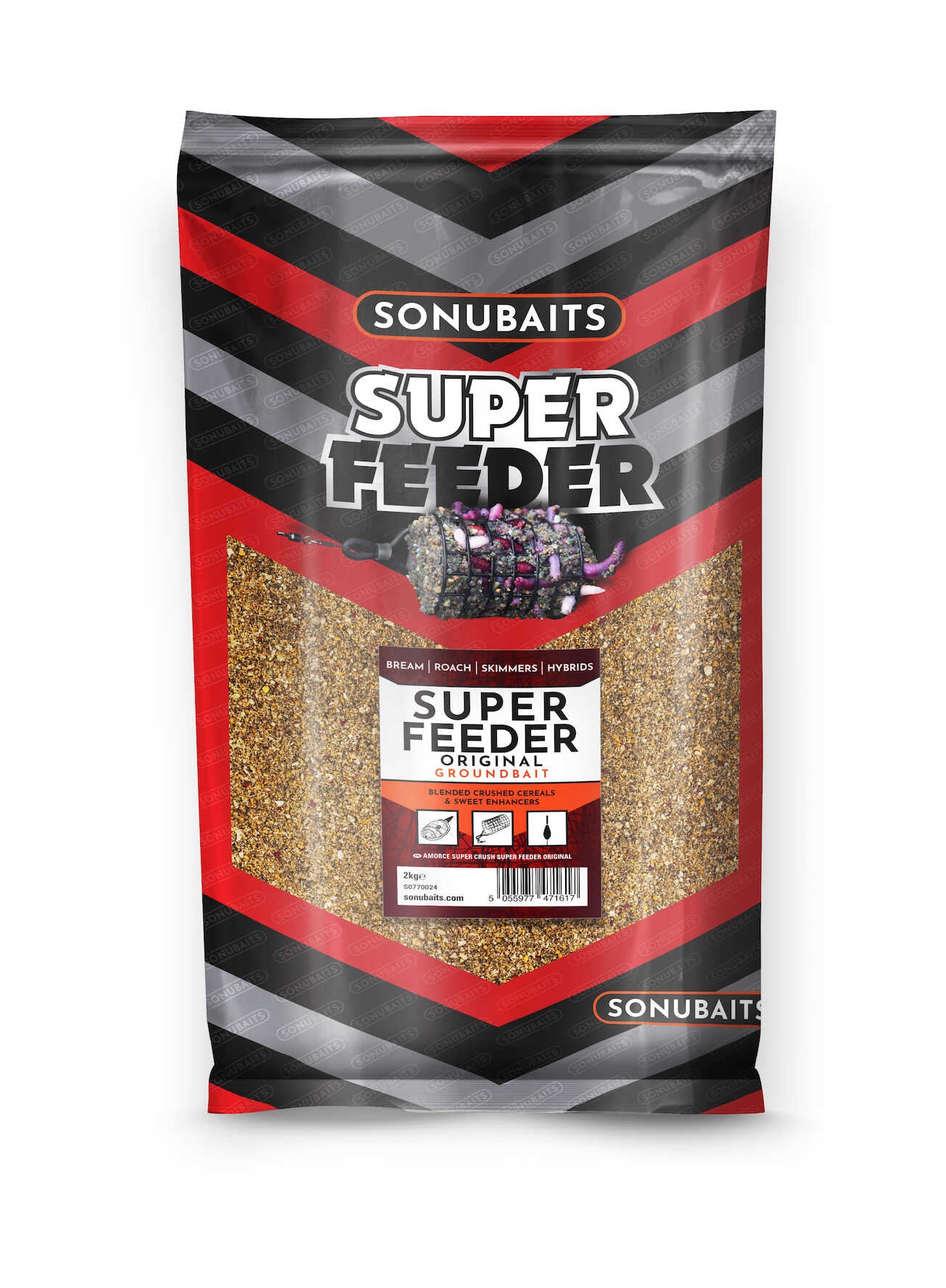 GROUNDBAIT SONUBAITS SUPER CRUSH 2KG Super Feeder 