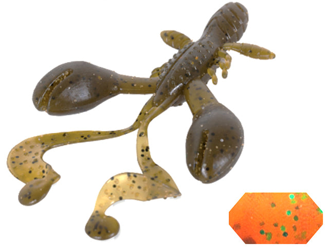 GRUB COLMIC RUGBY CRAW 3" 7.6cm ROOTBEER