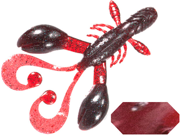 GRUB COLMIC RUGBY CRAW 4.5" 11.4cm PLUM