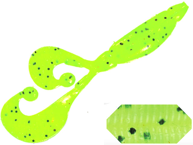 GRUB COLMIC SCRATCH 4.5" 11.4cm CHARTREUSE PEPPER