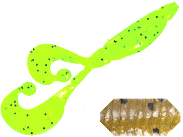GRUB COLMIC SCRATCH 4.5" 11.4cm WATERMELON PUMPKIN