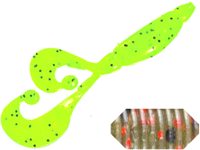 GRUB COLMIC SCRATCH 5.2" 13cm WATERMELON RED FLK