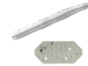 GRUB COLMIC X50 TAIL  5" 12.7cm CLEAR WHITE SILVER FLK