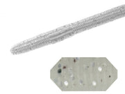 GRUB COLMIC X55 STRAIGHT 5.5" 14cm  CLEAR WHITE SILV