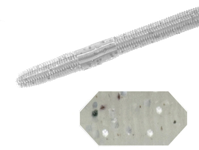 GRUB COLMIC X55 STRAIGHT 5.5" 14cm  CLEAR WHITE SILV