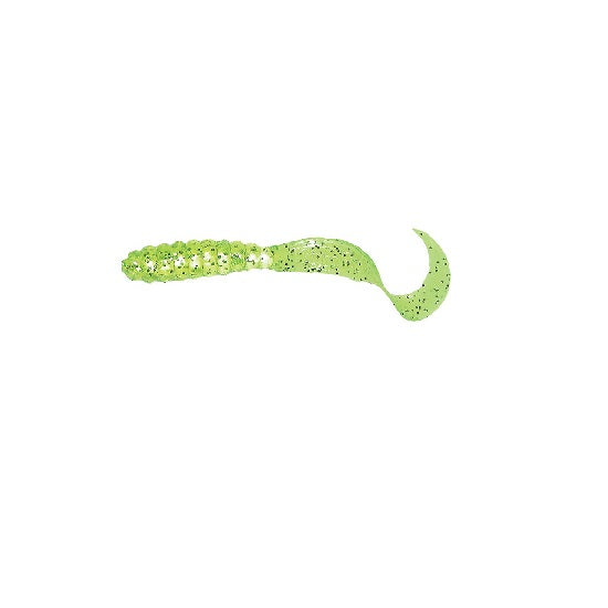 GRUB MISTER TWISTER 10CM VERDE/GLITER 5BUC/PL