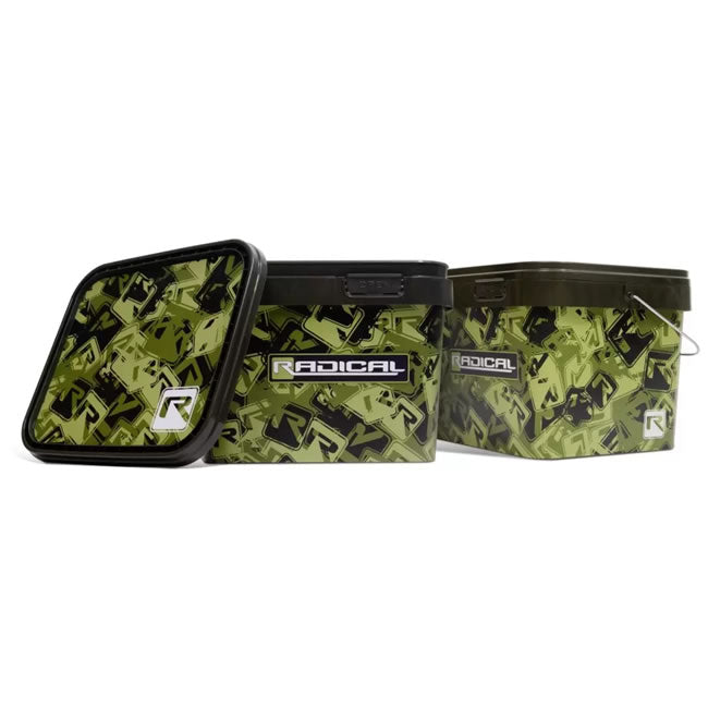Galeata Radical Camou Bucket with Lid 10L