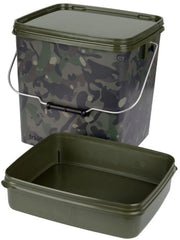 Galeata TRAKKER Camo Square Container Inc Tray 13L, 28x27x23.5cm