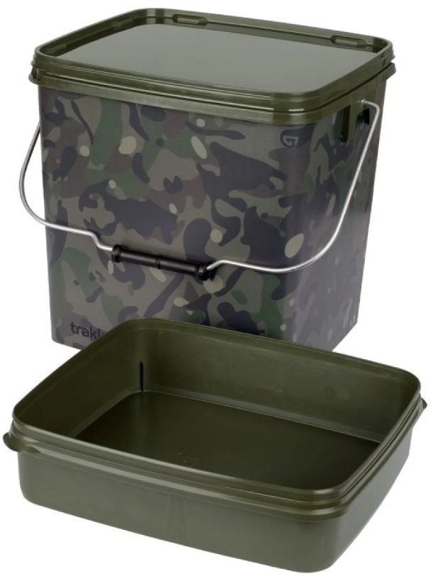Galeata TRAKKER Camo Square Container Inc Tray 13L, 28x27x23.5cm
