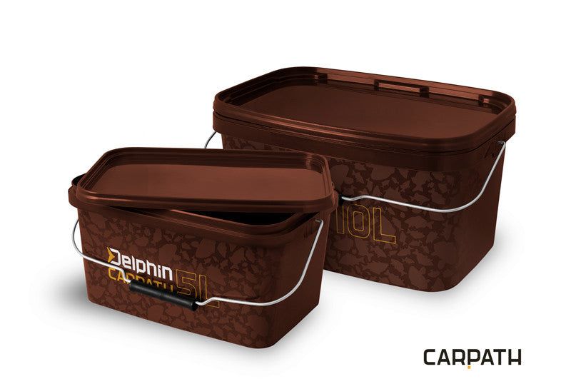 Galeata patrata cu capac Delphin CARPATH 10L