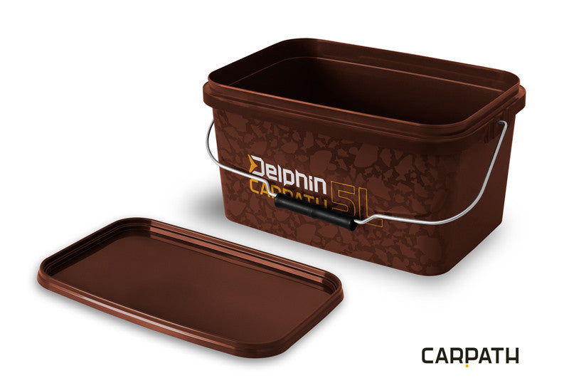Galeata patrata cu capac Delphin CARPATH 5L