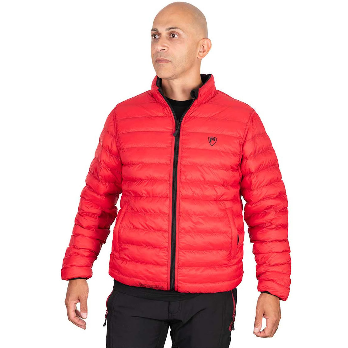 Geaca FOX RAGE Pro Series Reversible Lightweight Quilted Jacket, Black / Rage Red