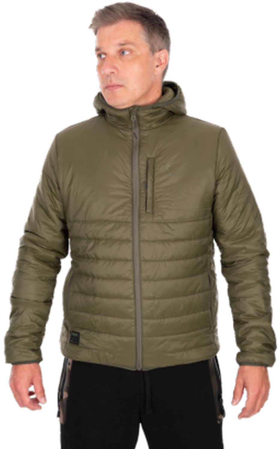 Geaca Fox Olive Quilted 100 Jacket Green