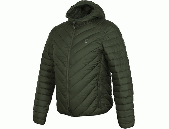 Geaca cu Gluga Fox Quilted Jacket Green Silver