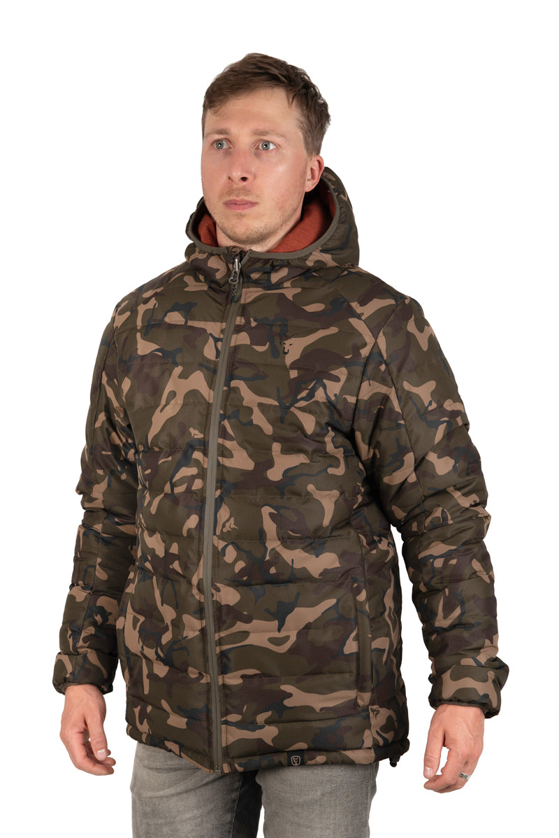Geaca reversibilă Fox camo cu gluga