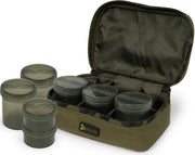 Geanta AVID RVS 8-Pot Hookbait Pouch, 24x16.5x9cm
