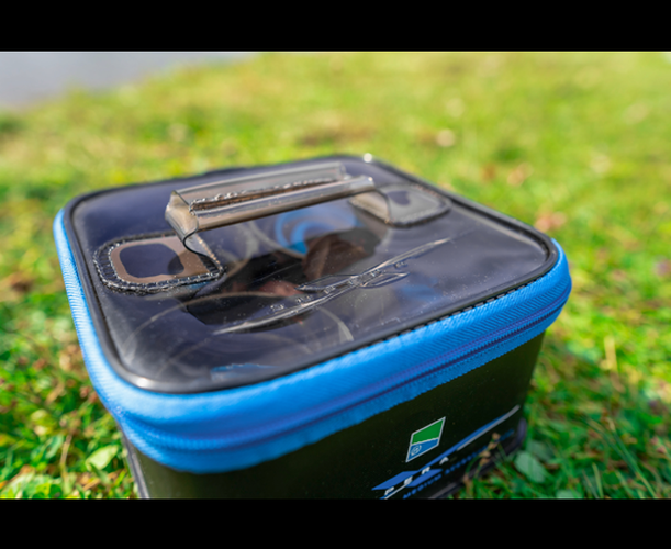 Geanta Accesorii Preston Supera X Eva Accessory Case, Medium, 18x18x9cm