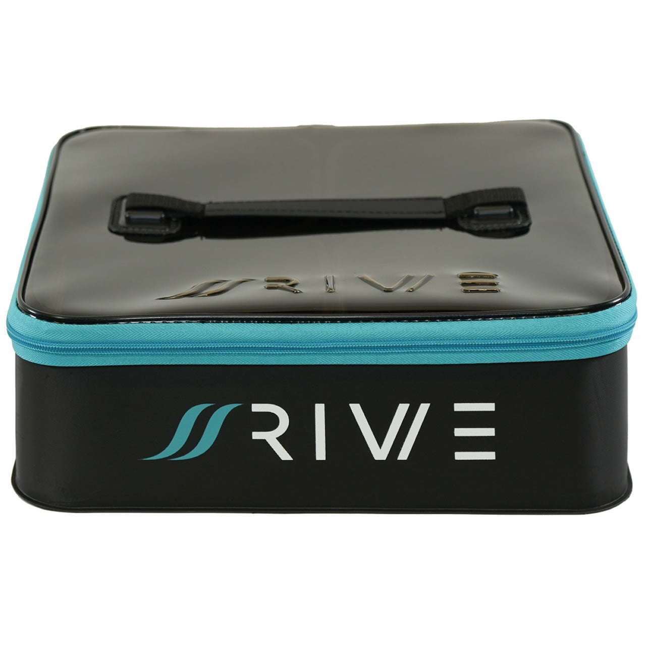 Geanta EVA + 4 Bacuri RIVE Bait Tub Case L, 36x36x11cm