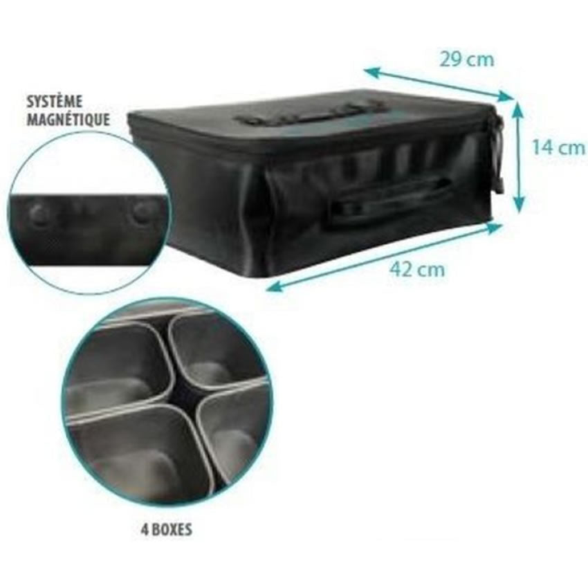 Geanta EVA + 4 Bacuri RIVE Mallette Magnetique 19x12x12cm