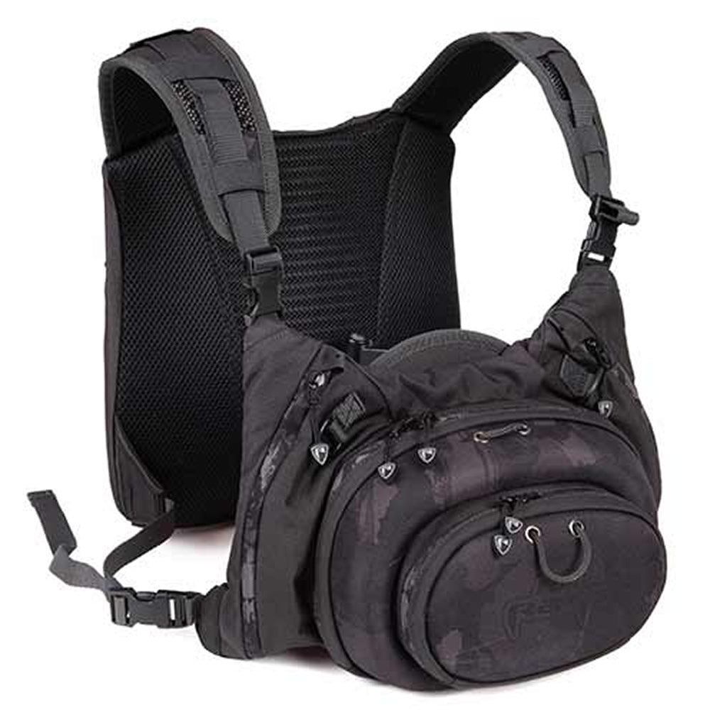 Geanta FOX RAGE Camo Voyager Chest Pack, 38x17x23cm