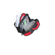 Geanta Lucky John Street Fishing Tackle Bag 30x15x20 Negru si Rosu