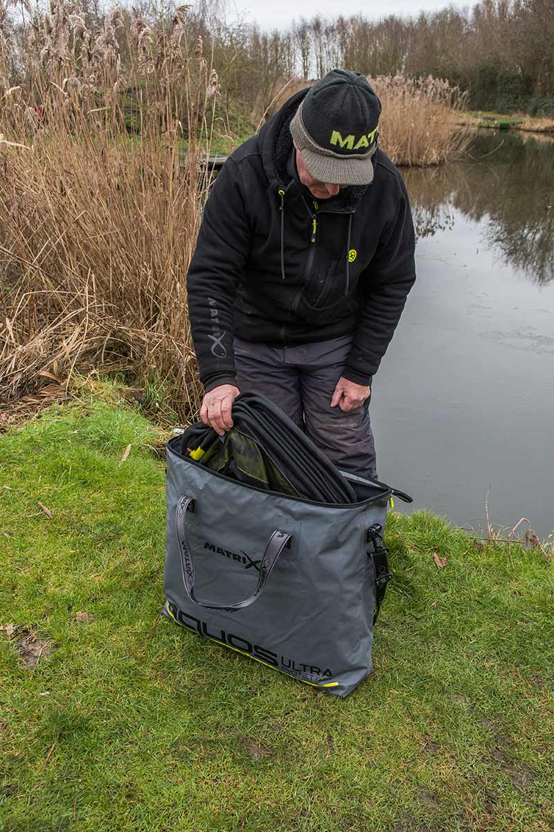 Geanta Minciog Matrix Aquos PVC Net Bag, 60x15x55cm