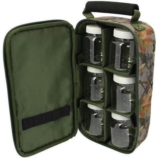 Geanta NGT 6 Cutii Pentru Dip Camo, 28x8x9cm