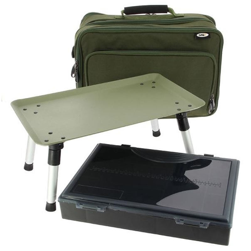 Geanta NGT Box Case Tackle Bag &amp; Bivvy Table 612 Plus, 42x31x14cm