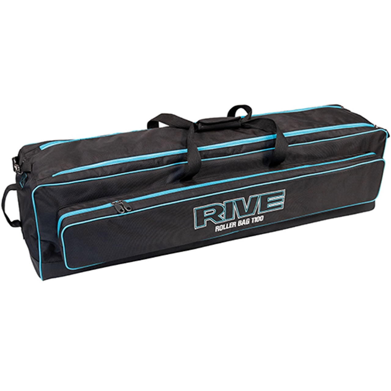 Geanta RIVE Roller Bag, Black / Aqua Blue, Size L, 110x25x30cm