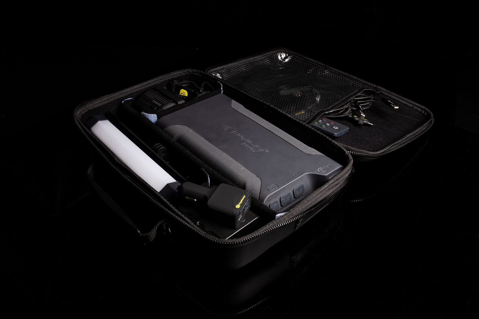 Geanta Ridge Monkey GorillaBox Tech Case 480 fits Vault C-Smart 77850mAh Bivvy Lite and VRH Headtorc