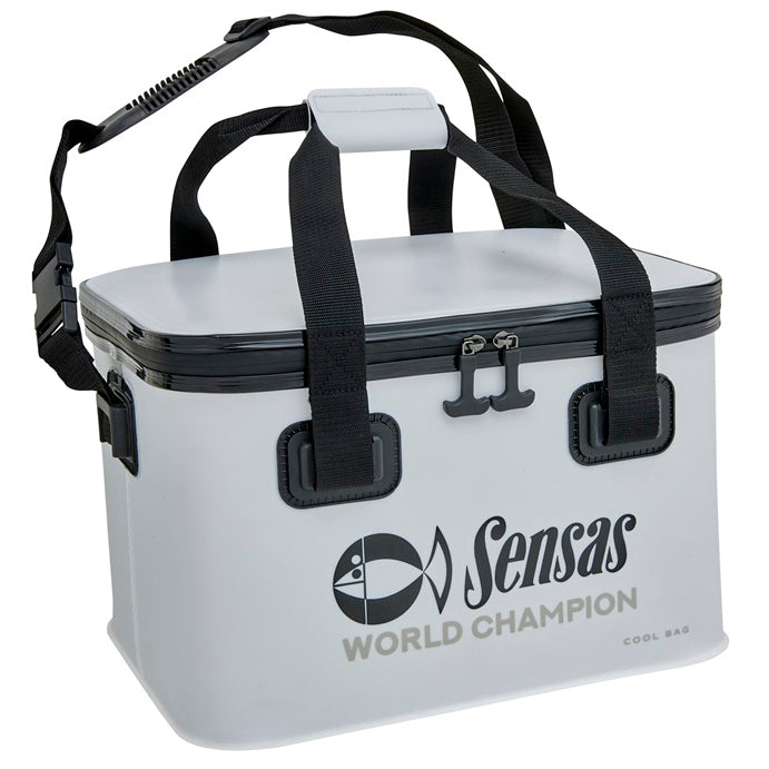 Geanta SENSAS Impermeabila EVA Cool Bag White, 40x30x27cm