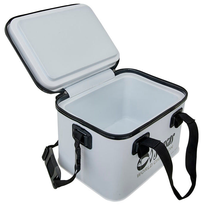 Geanta SENSAS Impermeabila EVA Cool Bag White, 40x30x27cm