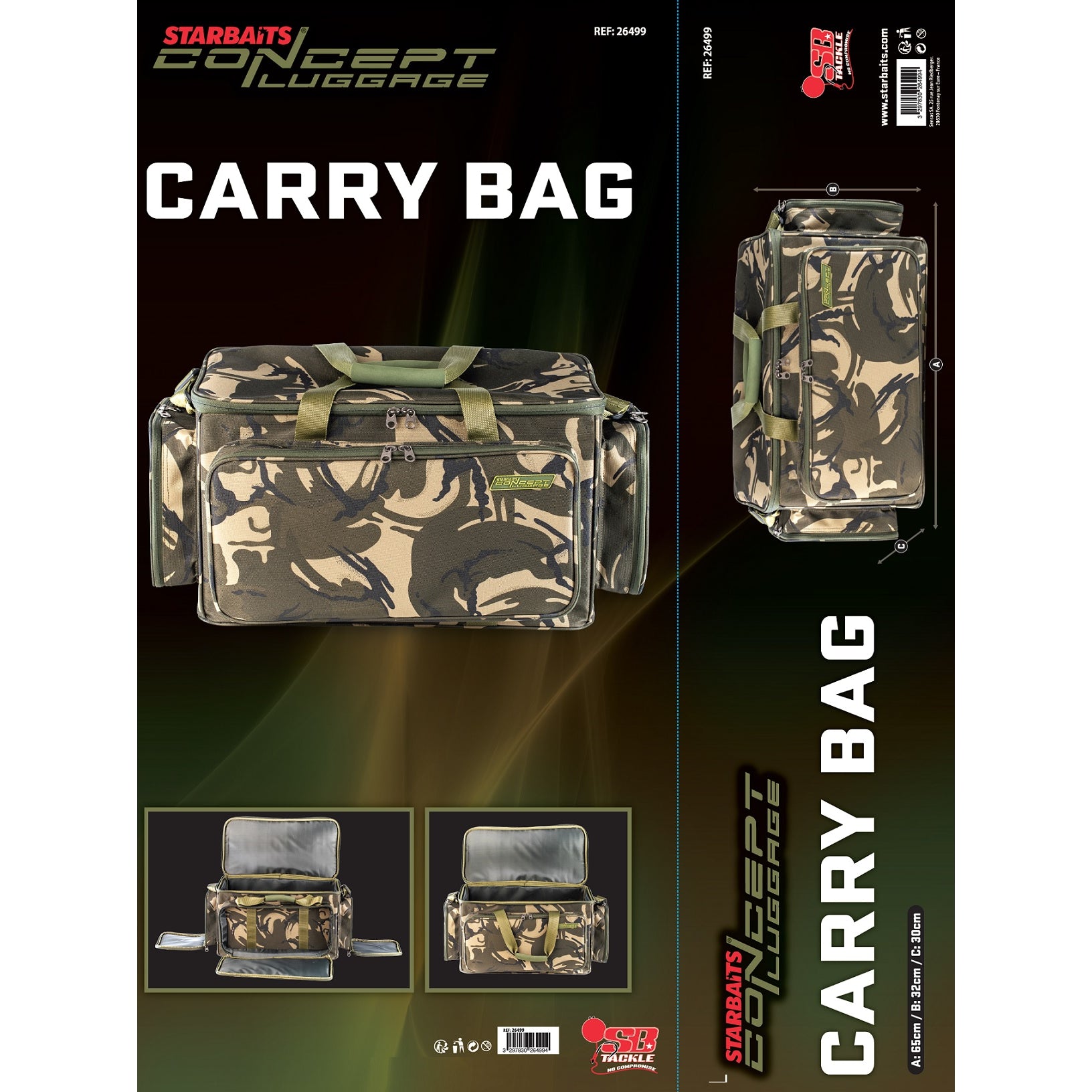Geanta STARBAITS CAM Concept Carry Bag, 65x32x30cm