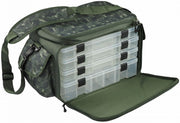 Geanta Spinning Mitchell MX Camo L Plus 4 Stacker Bag, Green Camo, 37x24x21cm