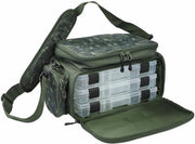 Geanta Spinning Mitchell MX Camo M Plus 3 Stacker Bag, Green Camo, 42x34x20cm