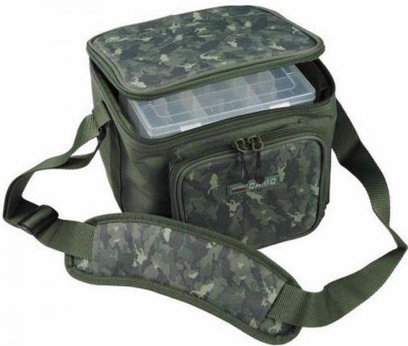 Geanta Spinning Mitchell MX Camo M Plus 4 Tackle Stack Bag, Green Camo, 21x26x19cm