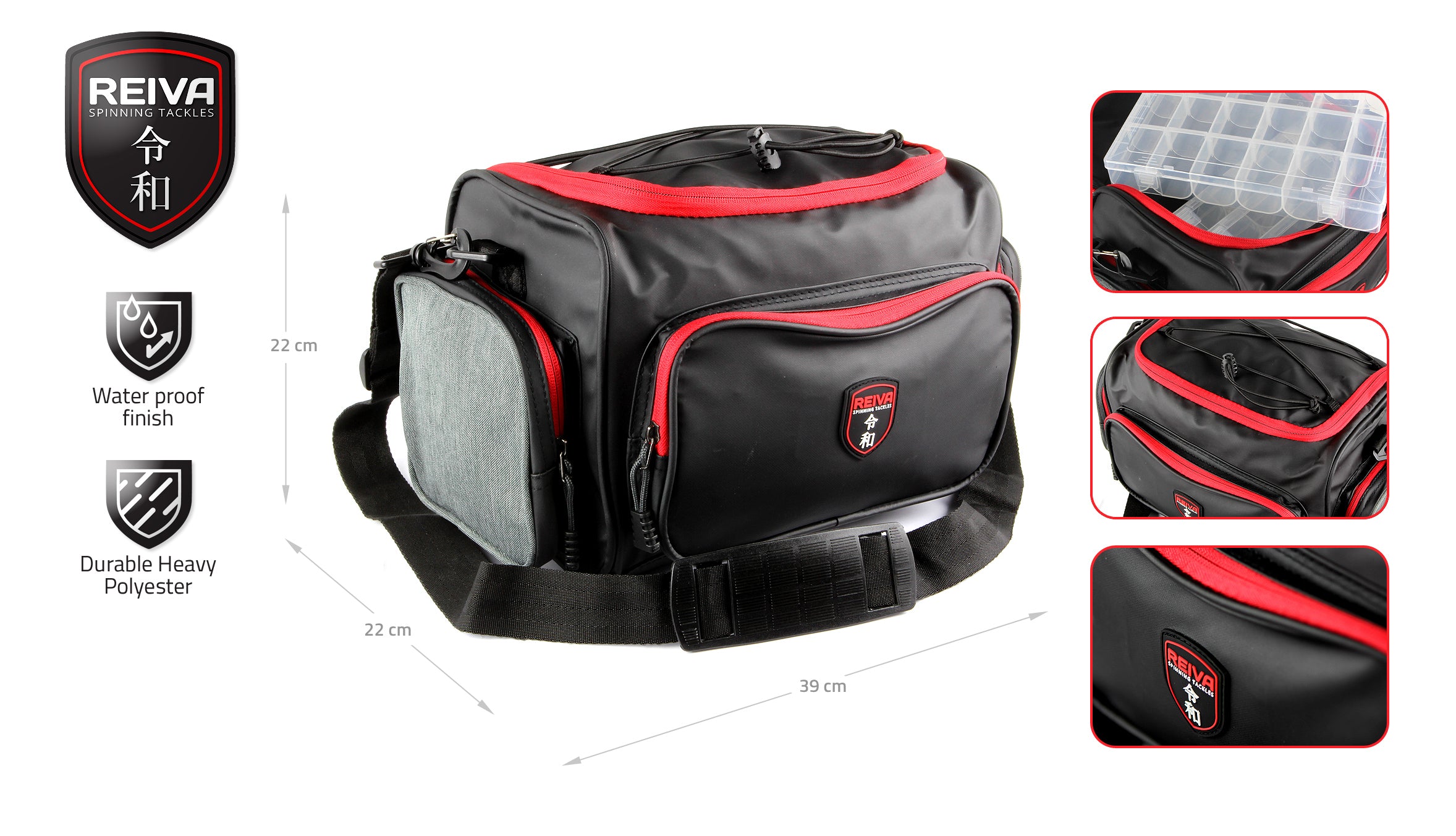 Geanta Spinning Reiva 39x22x22 cm 4 cutii