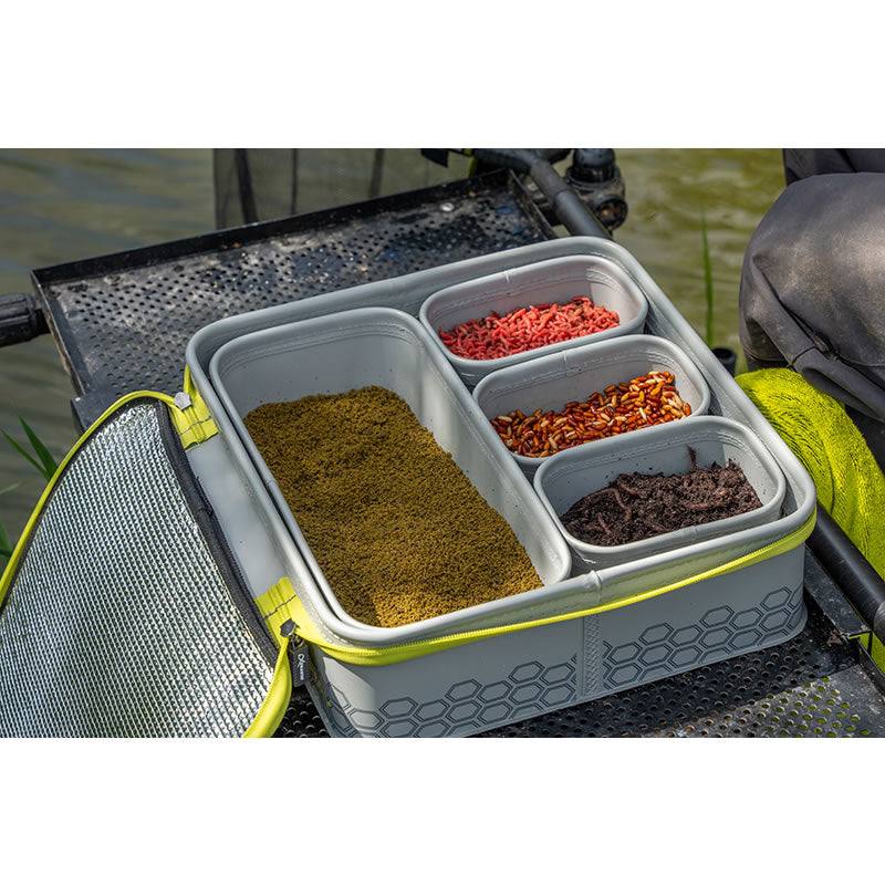 Geanta Termo + Cuve Nada Matrix EVA Bait Cooler Tray Light Grey