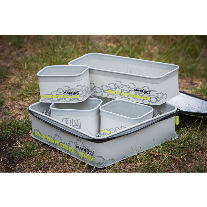 Geanta Termo Matrix EVA Bait Cool Tray Light Grey