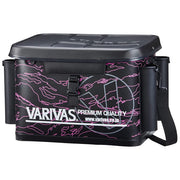 Geanta Varivas Tackle Bag cu Suport Lansete, 40cm, Pink