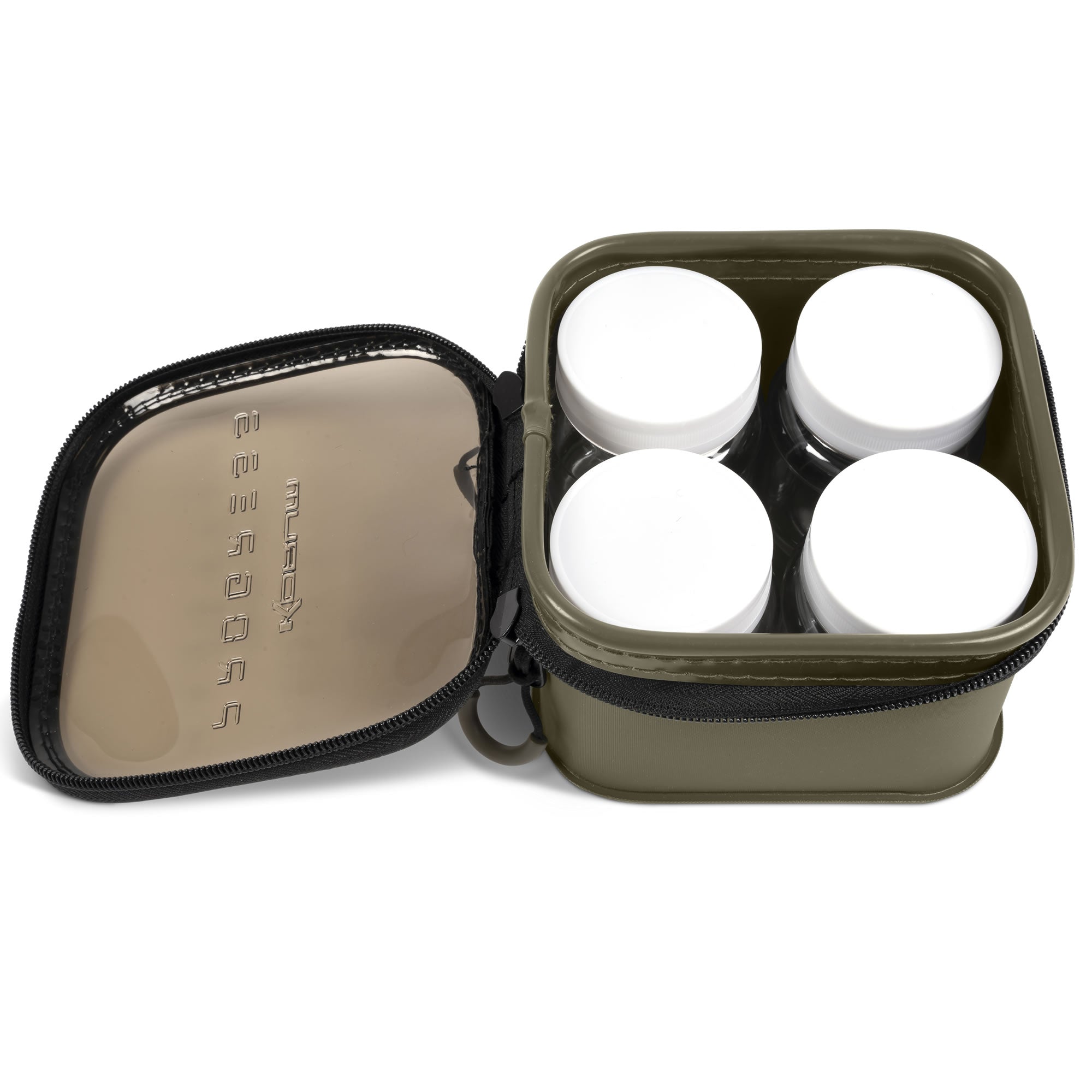 Geanta cu 4 Recipiente KORUM Progress EVA Hookbait Pouches