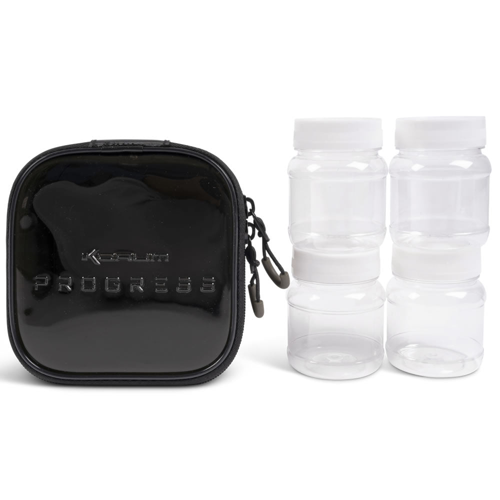 Geanta cu 4 Recipiente KORUM Progress EVA Hookbait Pouches
