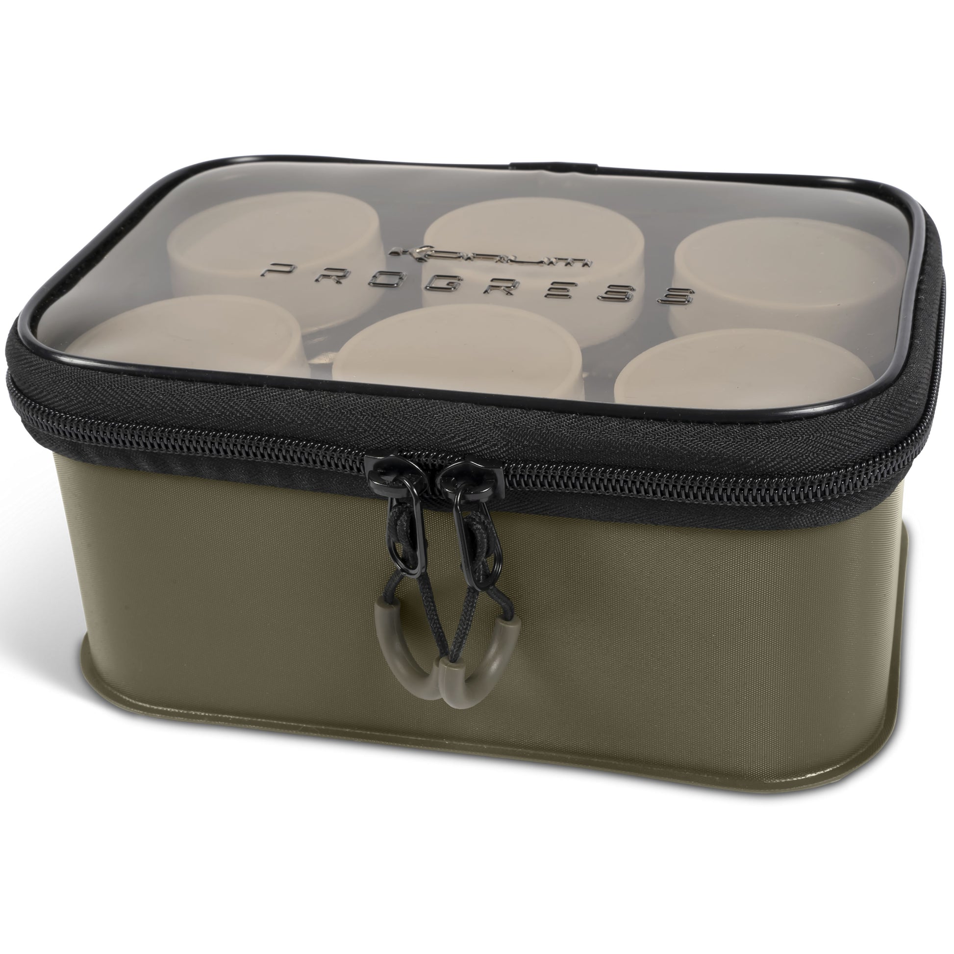 Geanta cu 6 Recipiente KORUM Progress EVA Hookbait Pouches