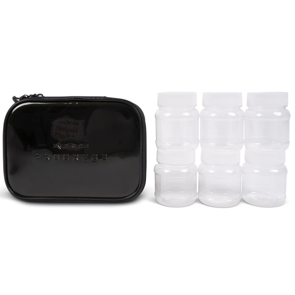 Geanta cu 6 Recipiente KORUM Progress EVA Hookbait Pouches