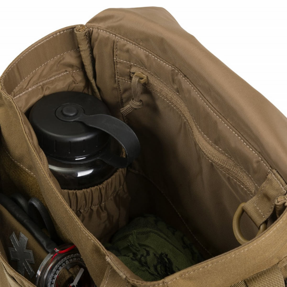 Geanta de Umar Helikon Tex Bushcraft Haversack Bag Molle Coyote Brown, 8L