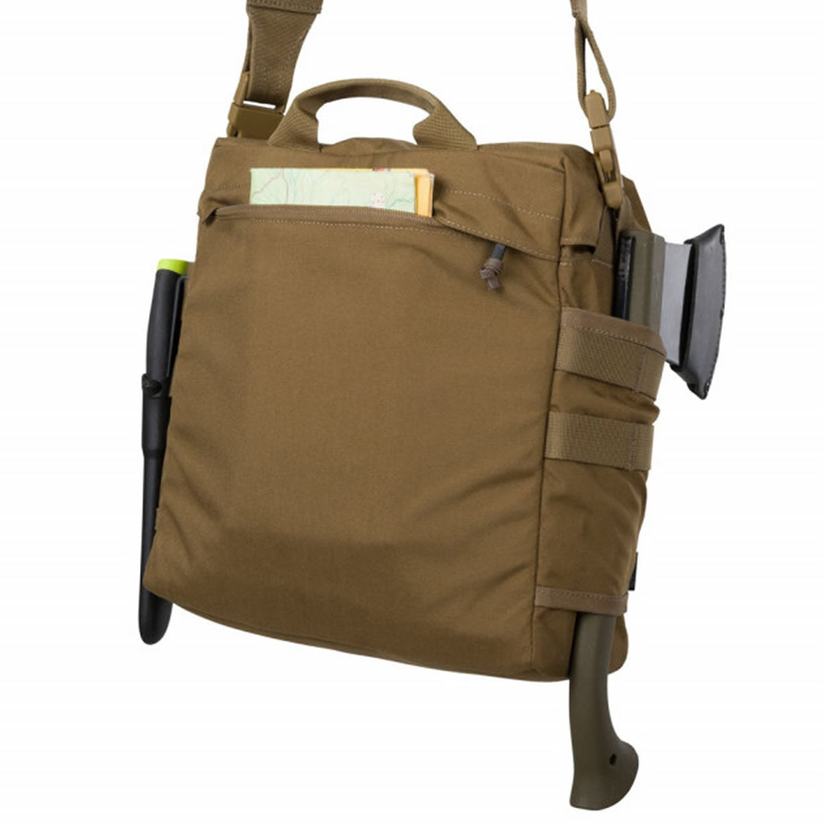 Geanta de Umar Helikon Tex Bushcraft Haversack Bag Molle Earth Brown Clay, 8L