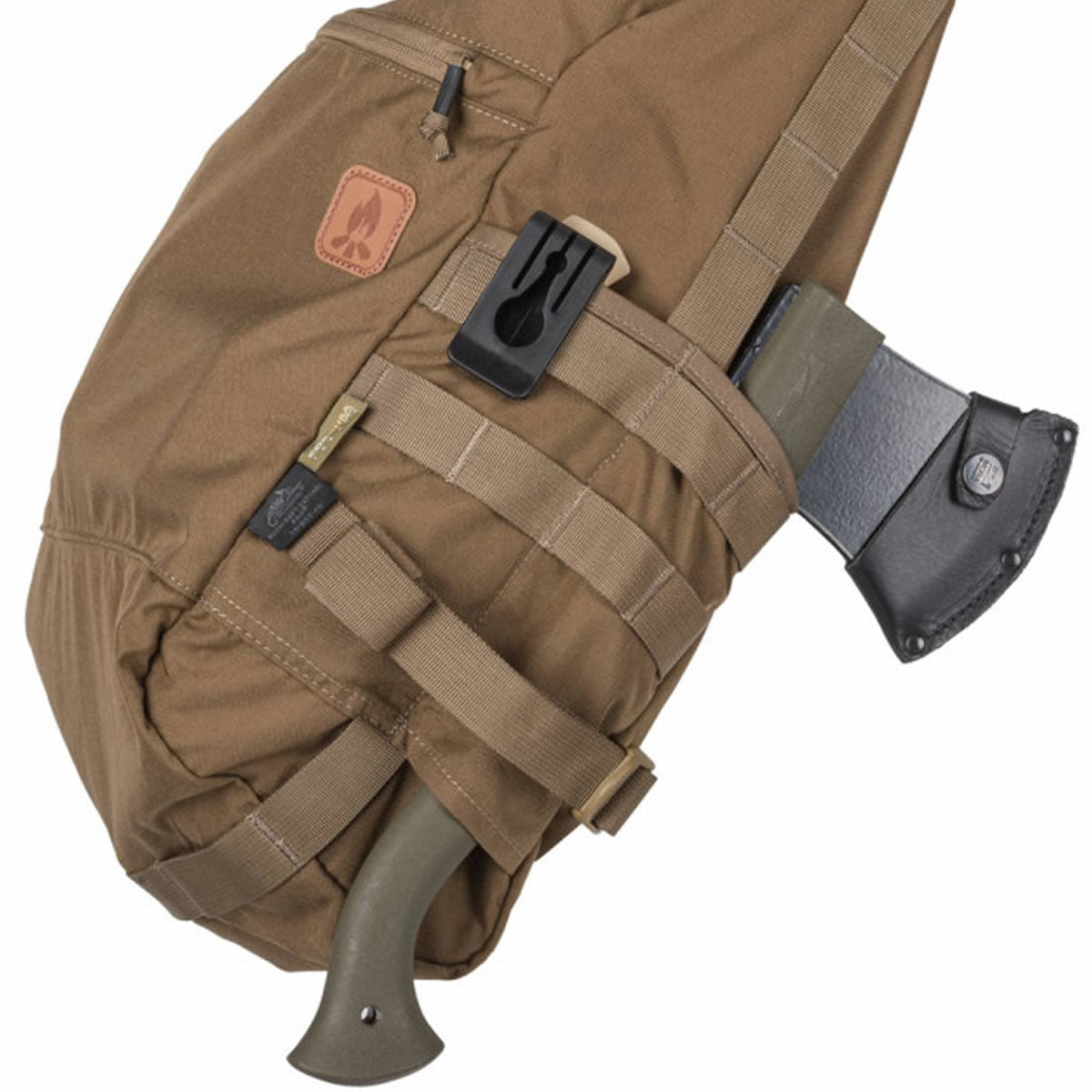 Geanta de Umar Helikon Tex Bushcraft Satchel Bag Molle Earth Brown Clay, 17L