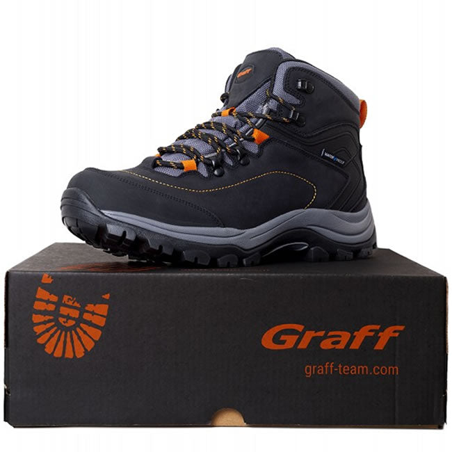 Ghete Graff Dakota TRekking Black, Marime 44