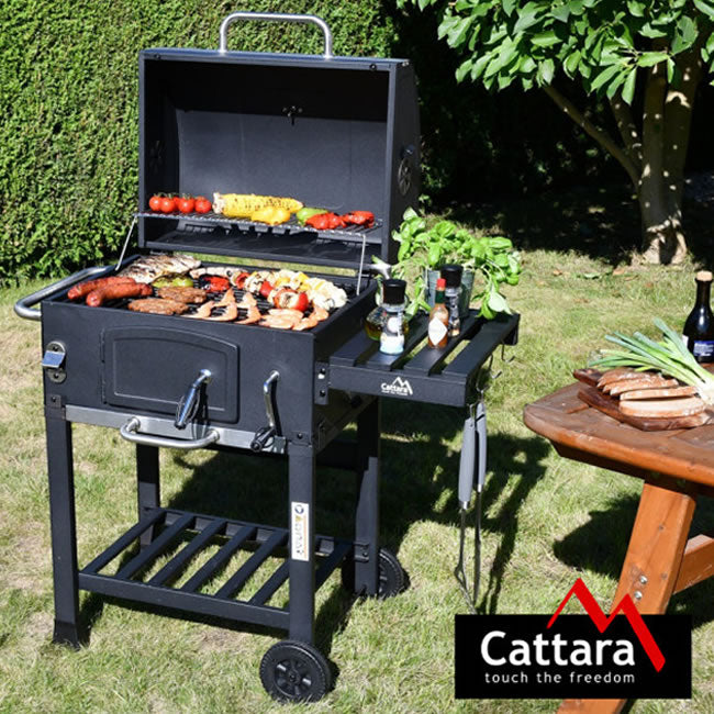 Gratar Cattara Pe Carbune Din Fonta Royal Clasic, TT13040, 102x60x106cm